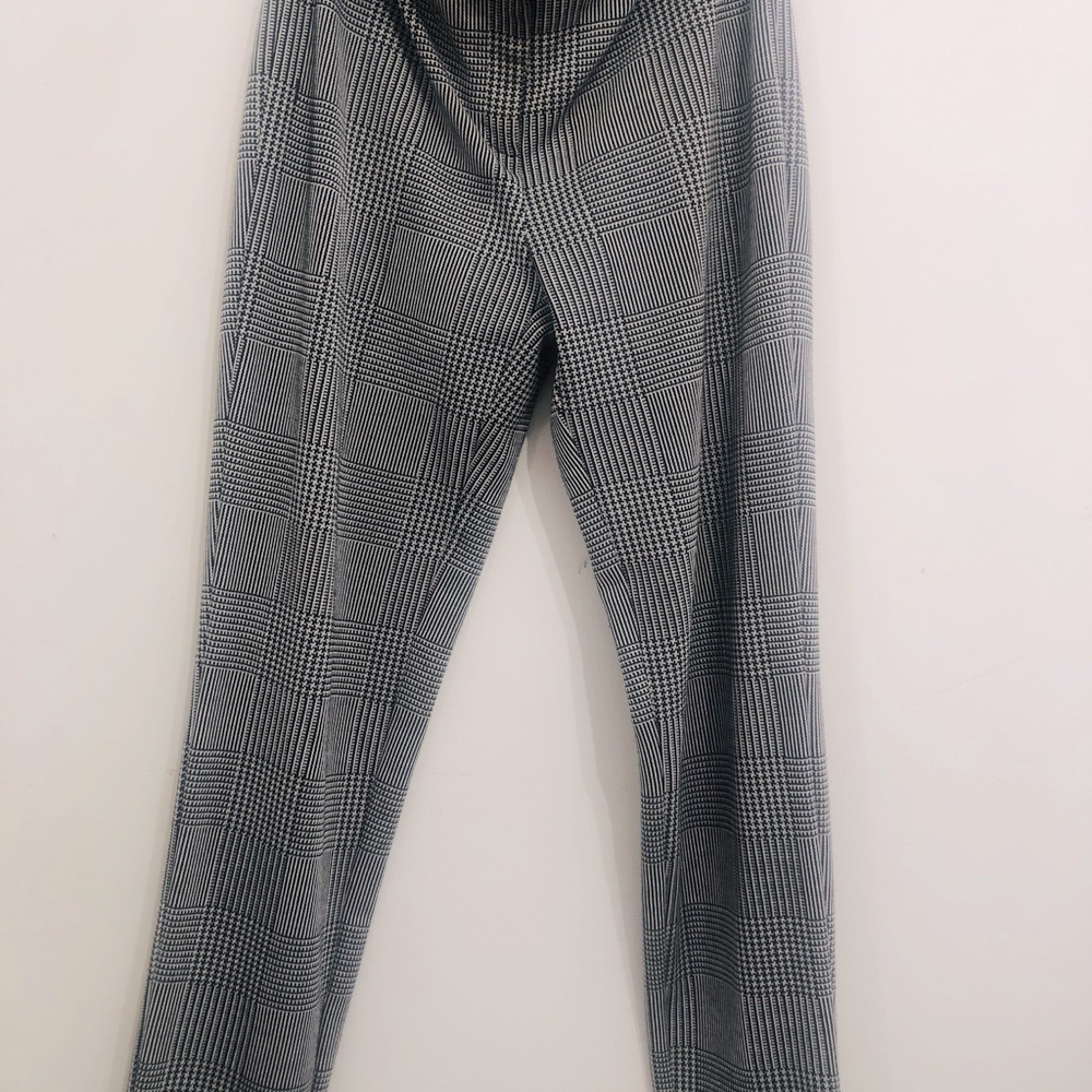 CK Striped Check Small Straight Slim Pants Size 8